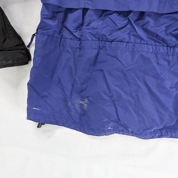 VTG L.L. Bean Pullover Blue Purple Black Anorak Unisex Jacket Outdoor Gorp - Picture 10 of 10